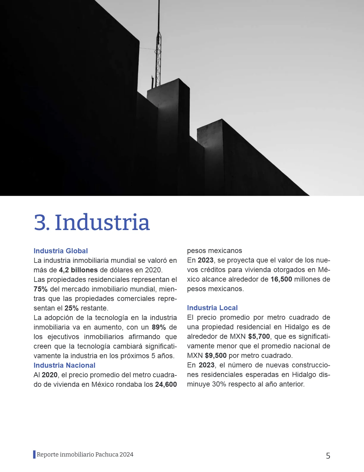 Reporte Inmobiliario de Pachuca — Febrero 2024 — página 5