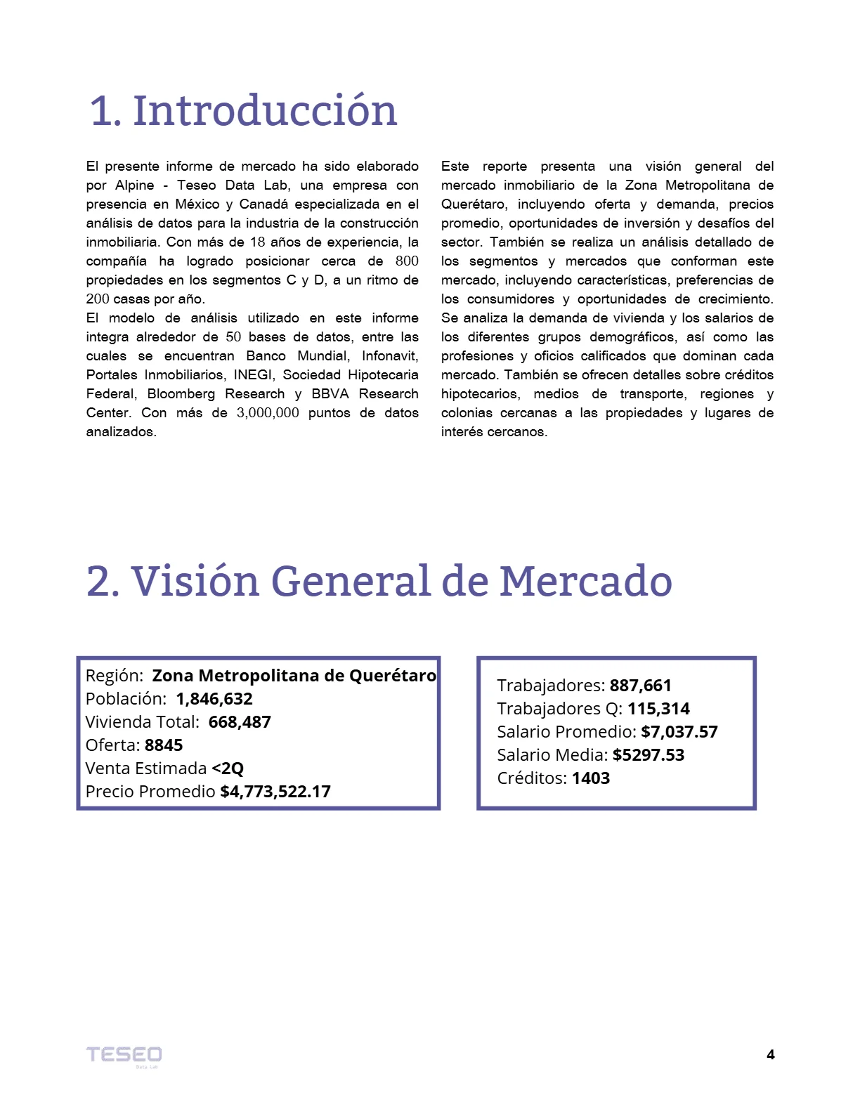 Reporte Inmobiliario de Querétaro — Mayo 2024 — página 4