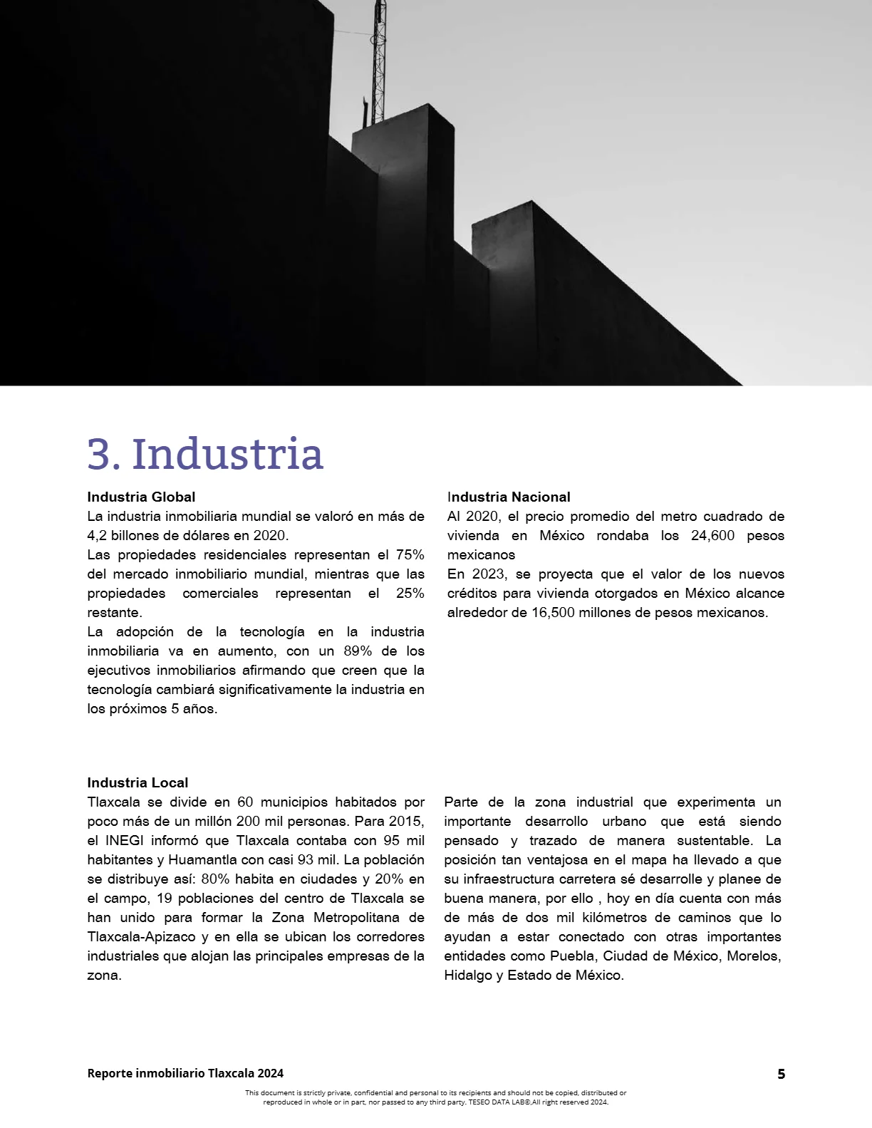 Reporte Inmobiliario de Tlaxcala — Mayo 2024 — página 5
